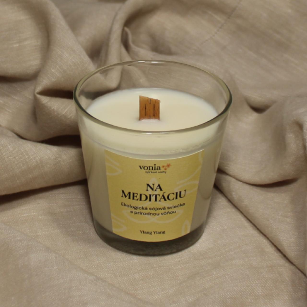 vonia_sójová sviečka na meditáciu - ylang ylang