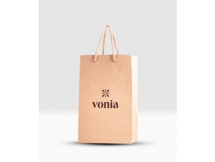 Vonia Darčeková taška s pevnými textilnými držadlami