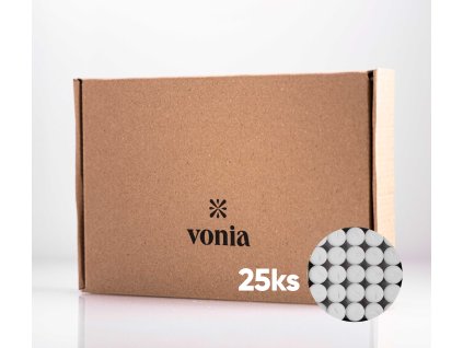 Vonia Čajové sviečky sójový vosk zerowaste 25ks 2